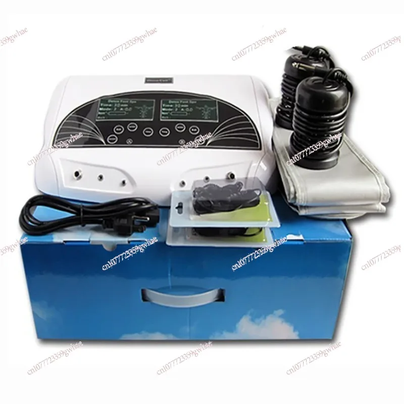 Dual Ionic Cleanse Detox Foot Spa Hydrogen Machine for Two Person Use at The Same Time with Far Infrared Heating Belts