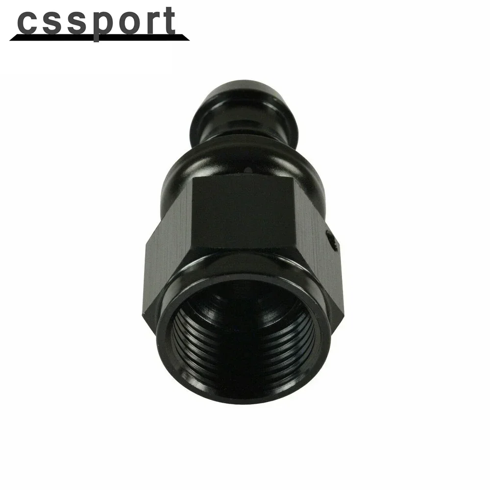 

AN4/10Push-on Lock Hose End Barb Hose Fitting End Oil Fuel Line 0° 45°