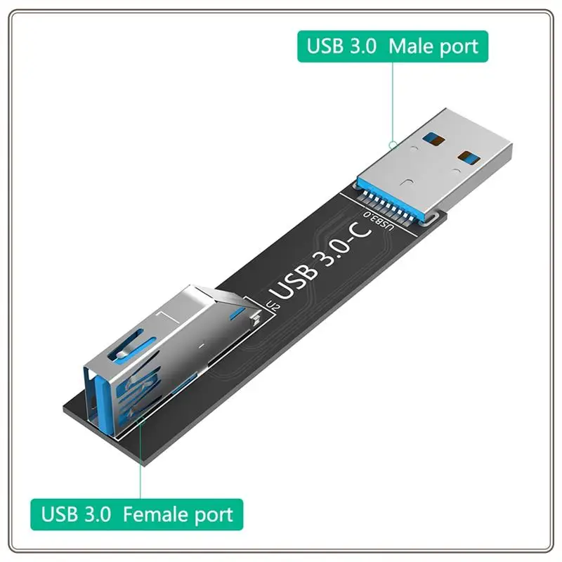 موثوقة-USB 3.0 9Pin ذكر إلى أنثى محول بطاقة للكمبيوتر المحمول ، USB 3.0 9Pin ذكر إلى أنثى محول بطاقة للكمبيوتر المحمول-ABDQ