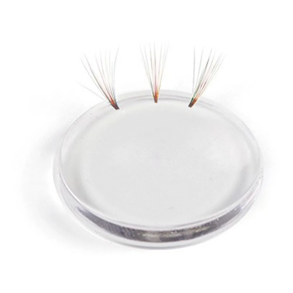 10Pcs Eyelash Silicone Holder Rapid Blooming Lash Pad Smooth Surface Lashes Pallet Eyelash Extension Tools Salon
