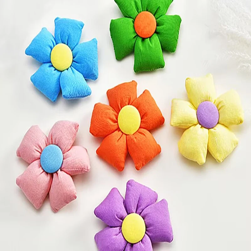 

75 мм * 75 мм, 10 шт., 60 шт., ткань, художественные хлопковые цветы, ручная работа, сделай сам, детская одежда, шпилька, аксессуары, брошь, обувь, носки, декор