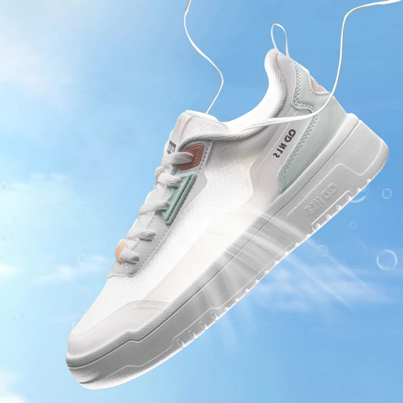 

QIAODAN Sneakers for Women 2024 New Mesh Anti-Slippery Breathable Wearable Lightweight Jogging Casual Outdoor Shoes XM26220510