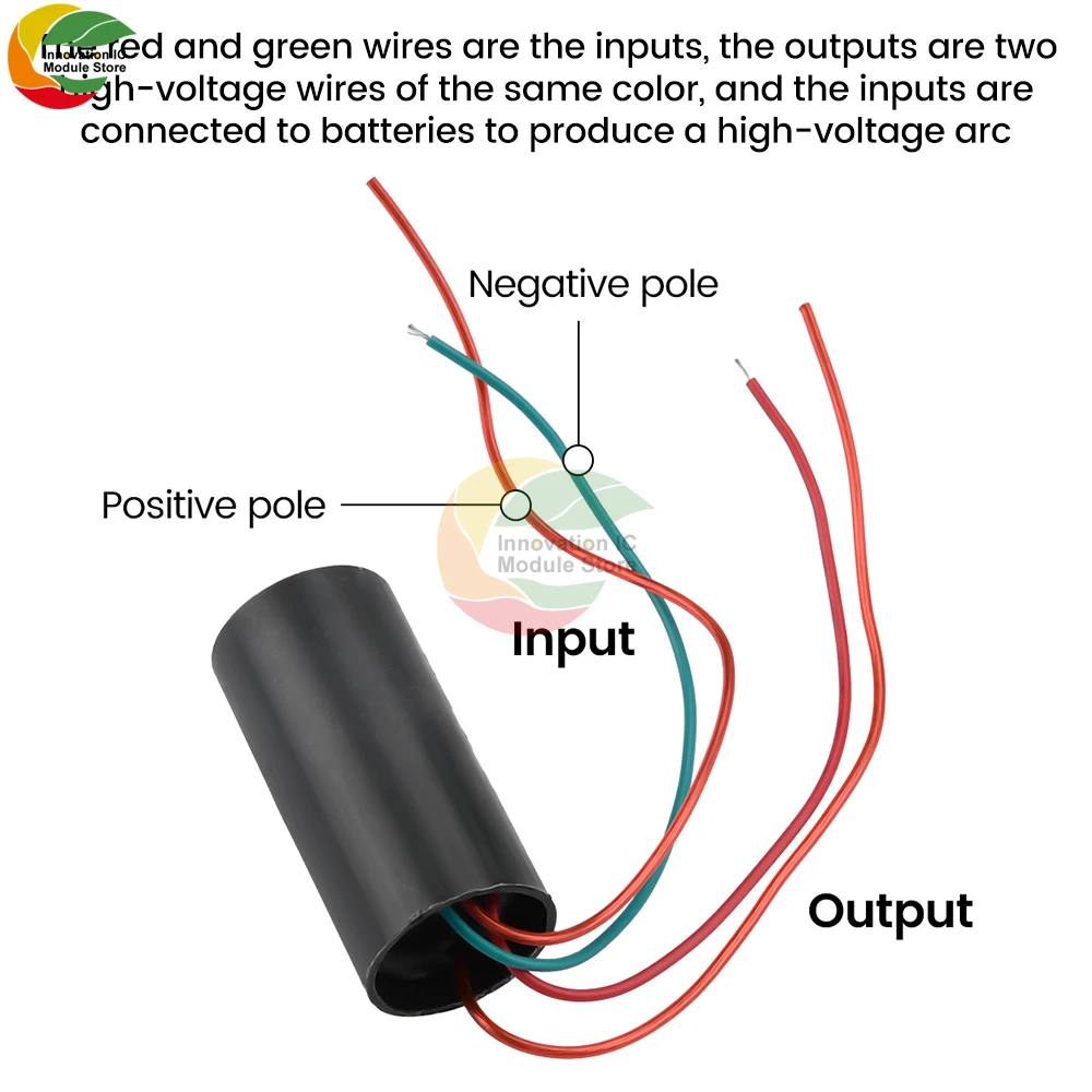 DC 3.7-6V 2A 200KV High Voltage Generator Pulse Arc High Voltage Module Inverter Boost Module Boost Inverter Module