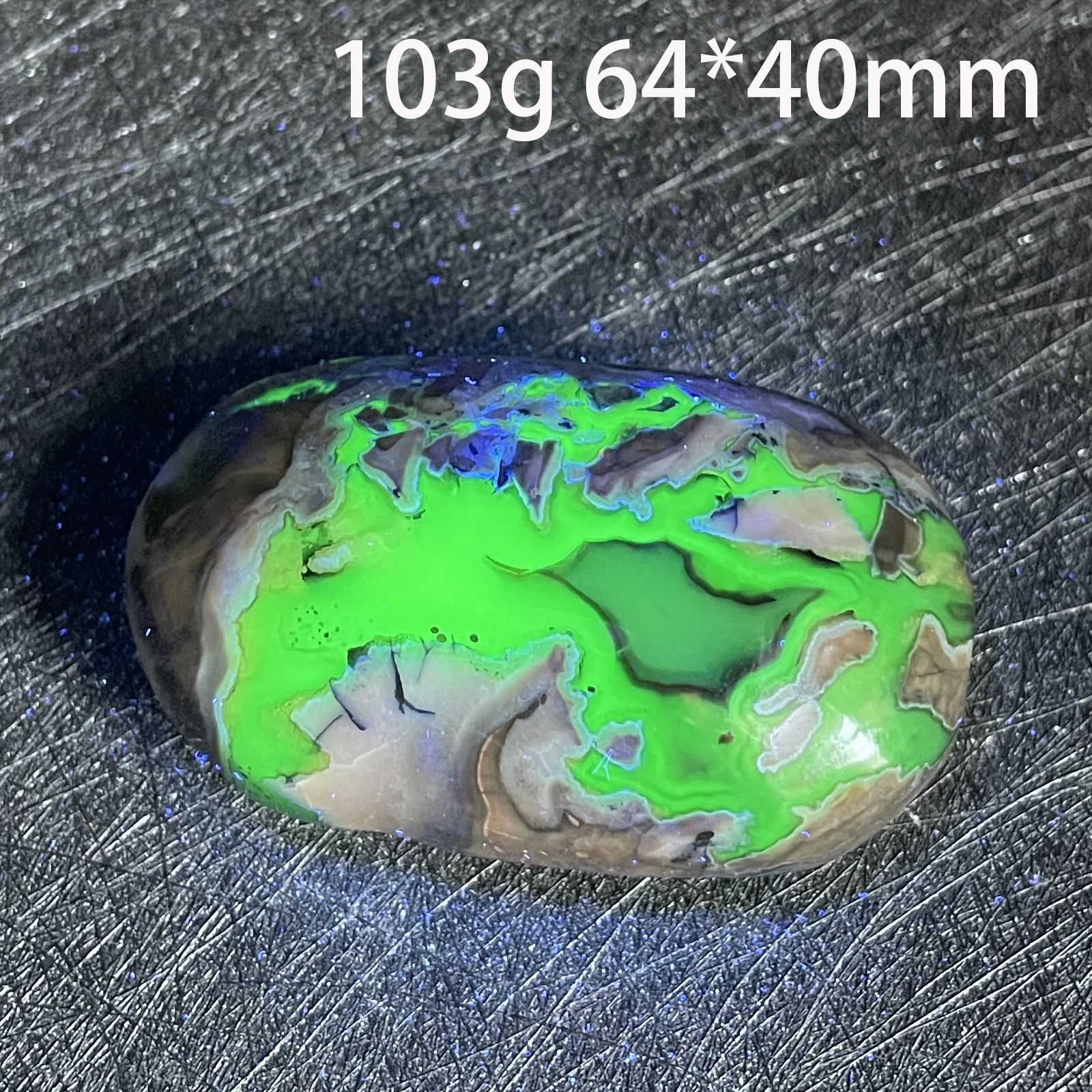 Natural fluorescence effect Volcanic Agate Crystal Palm Stone Energy Quartz Polished Rock Reiki Healing Aquarium Gifts Decor