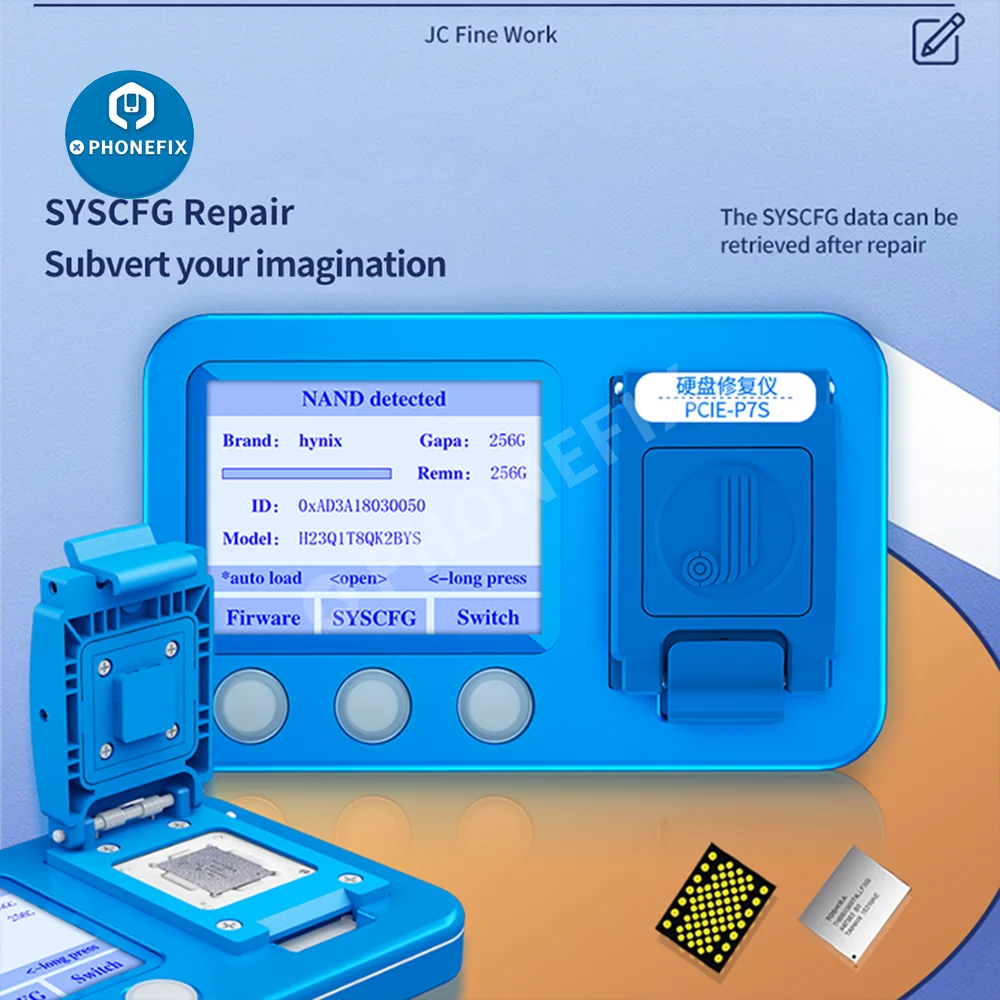 JCID V1S Pro JC P13 JC P7S P11 NAND โปรแกรมเมอร์ HDD Serial อ่านเขียนข้อผิดพลาดซ่อม IPhone 14 13 12 XS 8X7 7P 6 6S IPad