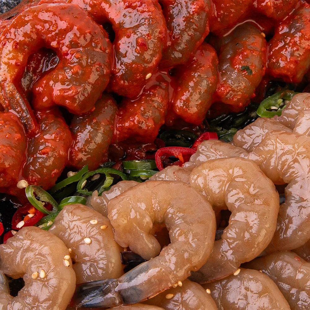 معجون الروبيان الكوري مع صلصة الصويا والتوابل، نصف ونصف، 800 جرام/1.6 كجم/2.4 كجم