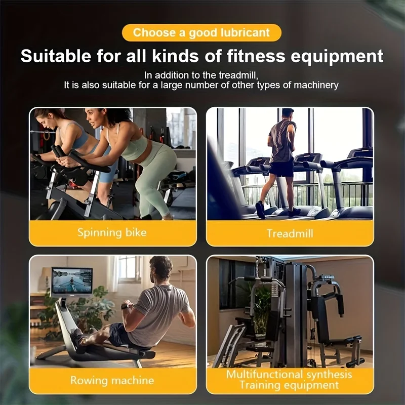 JOKJOK Treadmill Oil 60ML Silicone Belt Lubricant For Running Machine Low Noise Anti Drip Fitness Equipment Maintenance image 5