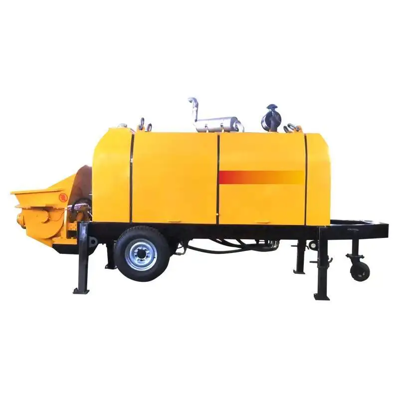 

Hydraulic Hine Stationary Pumps For Sale - Diesel Engine New Mini And Trailer Mounted Concrete Pump Small Mobile Co