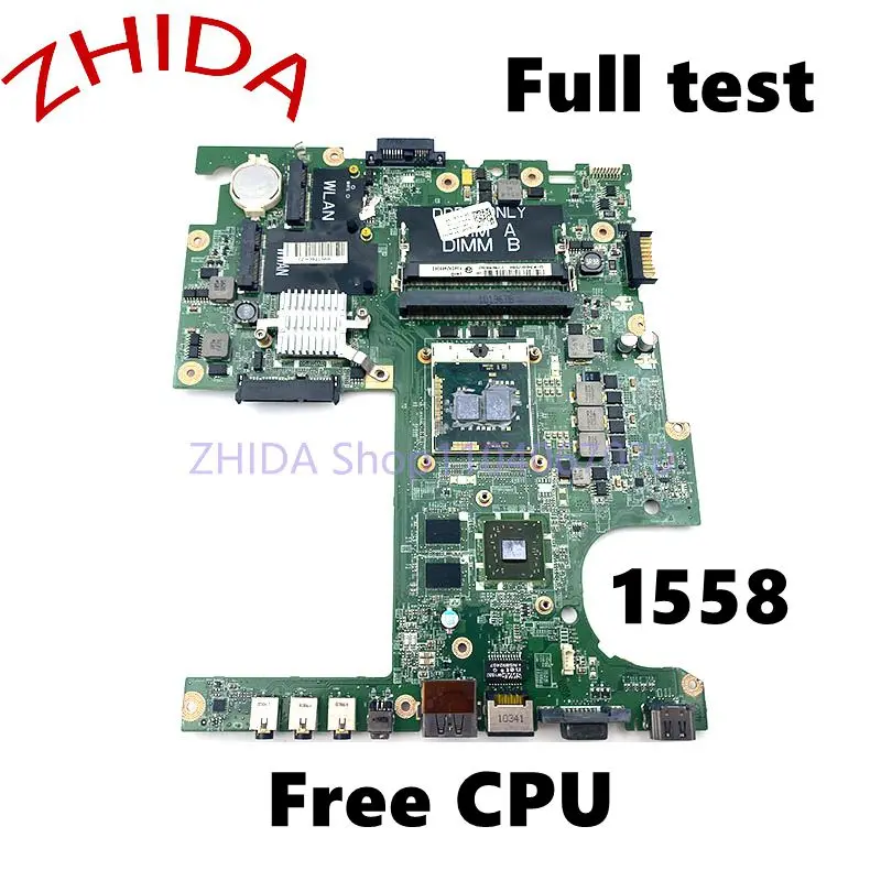 

For Dell Studio 1558 Laptop Motherboard HM55 DDR3 Free CPU DA0FM9MB8D1 PP39L CN-04DKNR 04DKNR Main Board Full tested
