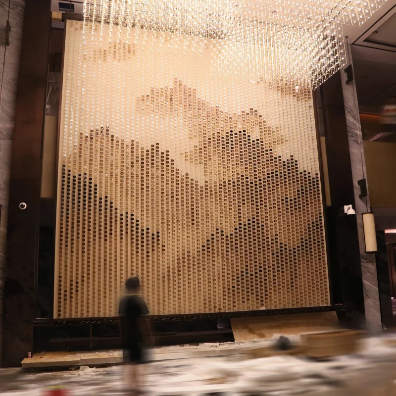 custom.Painting Ink Design Sales Center Wall Partition Room Screen Dividers