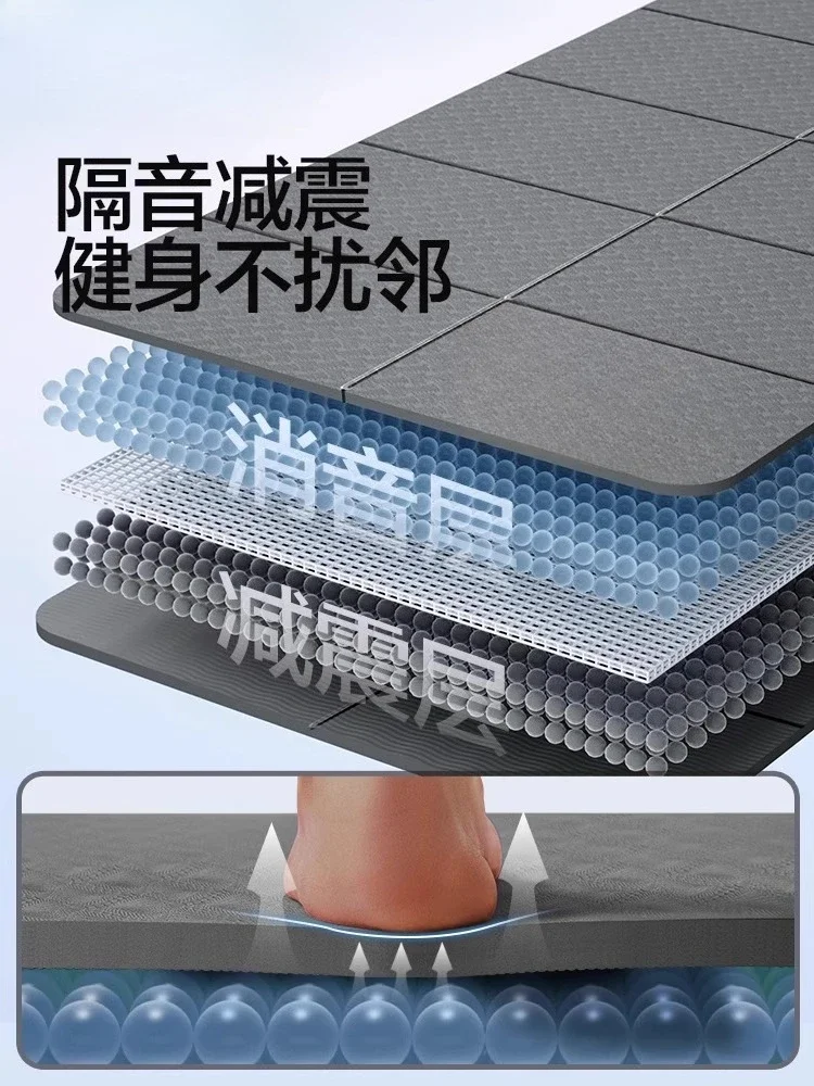 Foldable portable yoga mat