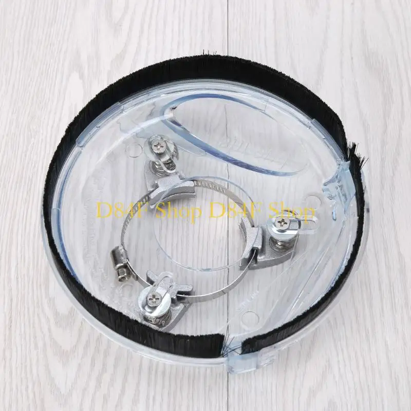 D84F Dust Shroud Dry Grinding Dust Cover for Angle Hand Grinder Clear 4