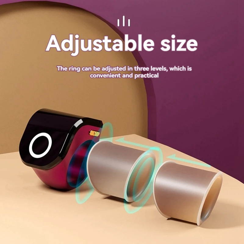 NEW-Digital Counter Portable Points Rechargeable Ring Ring Idea Tally Counter Smart Touch Finger Counter