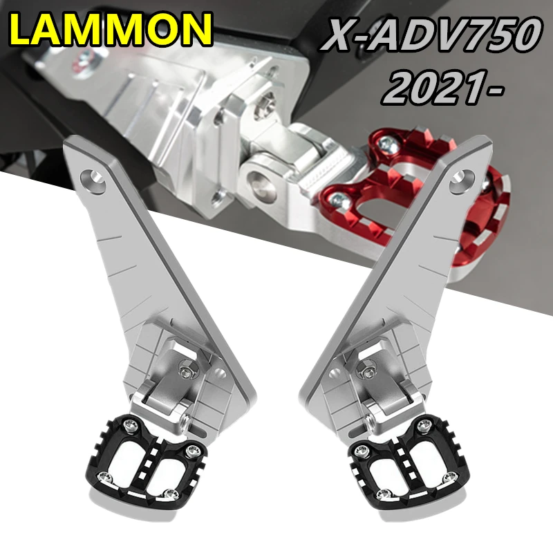 

For HONDA X-ADV750 XADV X ADV 750 XADV750 XADV 750 (2021) Motorcycle accessories Foldable Adjustable Footstep Kit Rear pedal