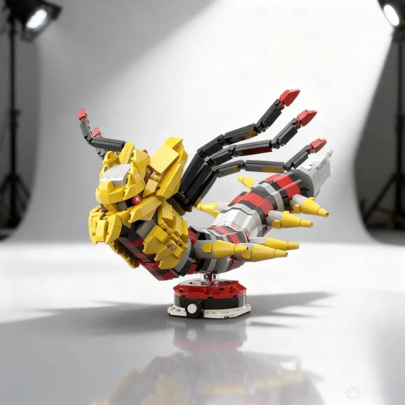 996pcs MOC Brickheadz Giratina Origin Form Model Building Blocks Construction Creative Kids DIY Education Christmas Gift Toy