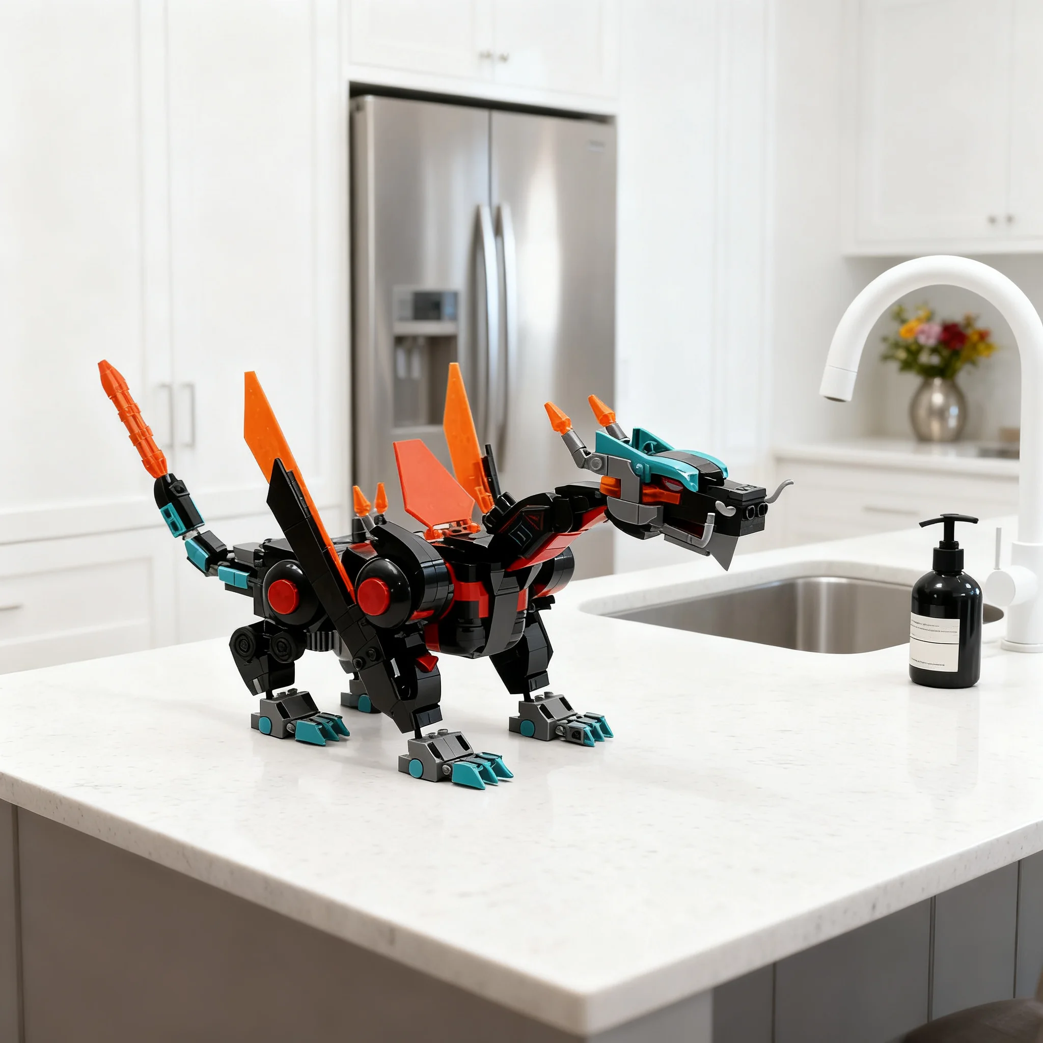 720pcs MOC Prime Empire Dragon Ninja World Model Building Blocks Architecture Toys Birthday Gifts Assemble DIY Idea Presentation