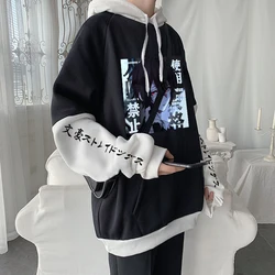 Japanese Anime Bungo Stray Dogs Hoodies Harajuku Aesthetic Bungou Stray Dogs Osamu Dazai Manga Men Winter Plus Size Sweatshirt