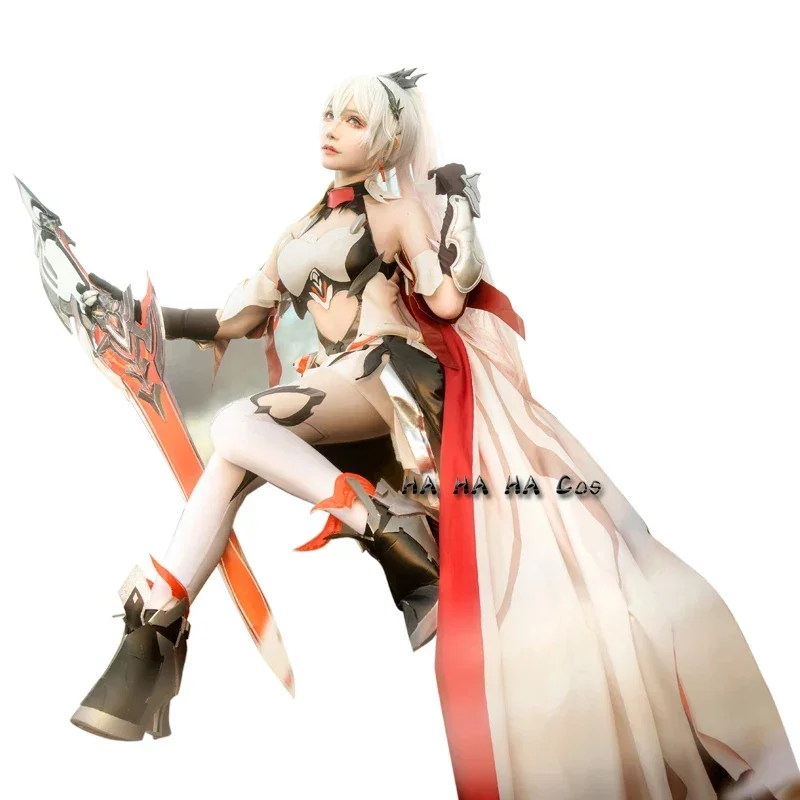 زي أنيمي تأثيري للنساء ، زي هالوين ، فستان مثير ، زي عباءة ، شعر مستعار مجموعة كاملة جديدة ، هونكاي تأثير 3 ، بدلة لعبة كيانا كاسلانا