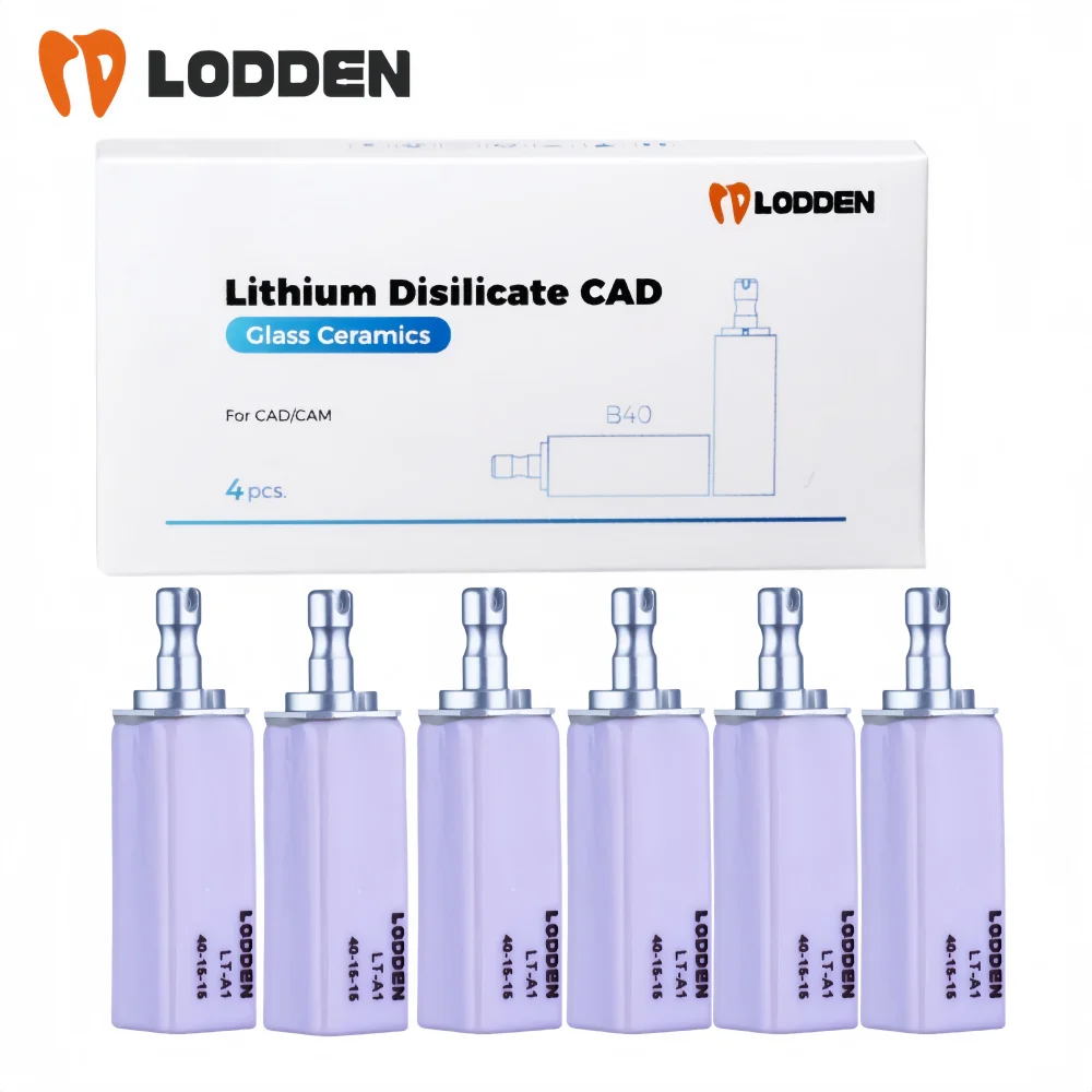 

Lodden B40 Lithium Disilicate Block Dental Lab Glass Ceramic LT/HT/MT/MO for CAD CAM Sirona Cerec Milling Dentist Material
