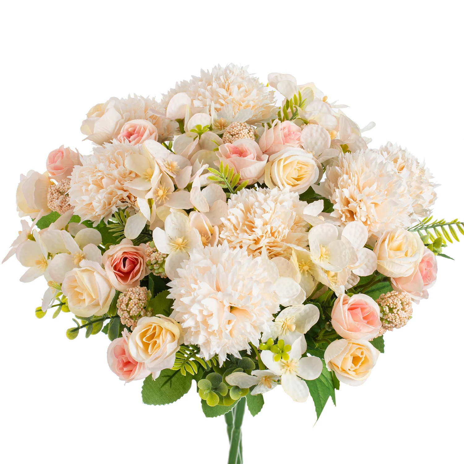 1/5 stücke Seide Künstliche Blumen Bulbous Chrysantheme Rosen Weihnachten Hochzeit Brautsträuße Hause Outdoor Garten Diy Geschenke Dekor