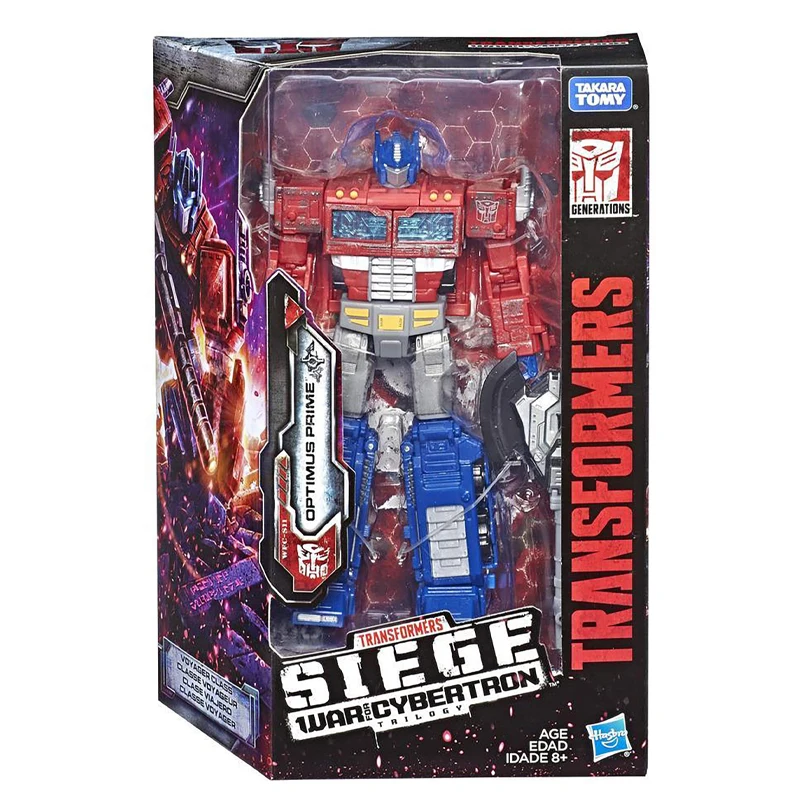 

Original Transformers Generations War for Cybertron: Siege Voyager Class Wfc-S11 Optimus Prime Action Figure Holiday Gift