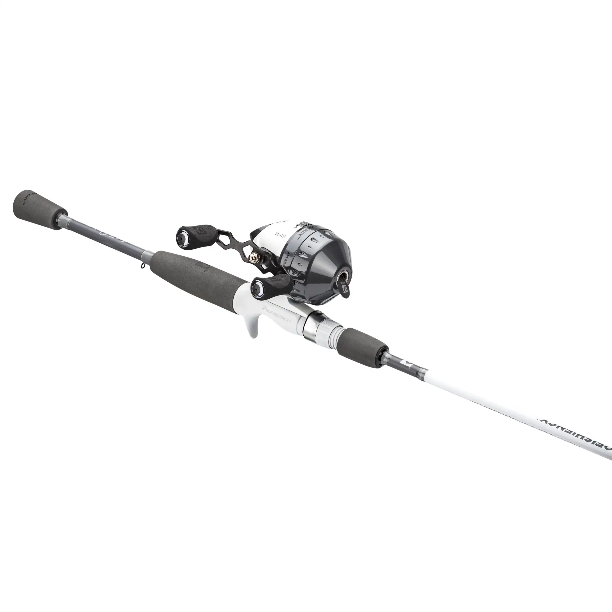 

Profishiency 6ft 3in Grey and White Spincast Combo