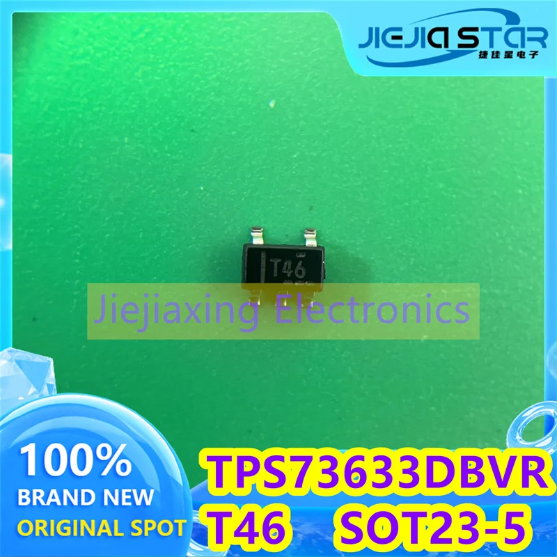 (5/20pieces) TPS73633DBVR TPS73633 Parts Identification T46 SOT23-5 LDO Linear Regulator 3.3V 400mA New Original Electronics