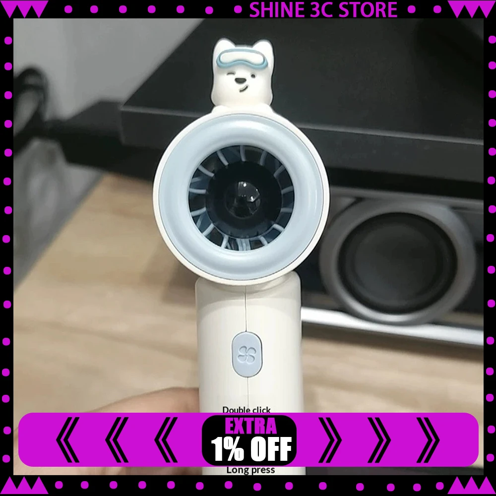 Babycare BC5M36030001 Handheld Small Fan 100 Th Gear At Will Debugging Handheld Fan Built In Protection Chip Light Weight Gifts