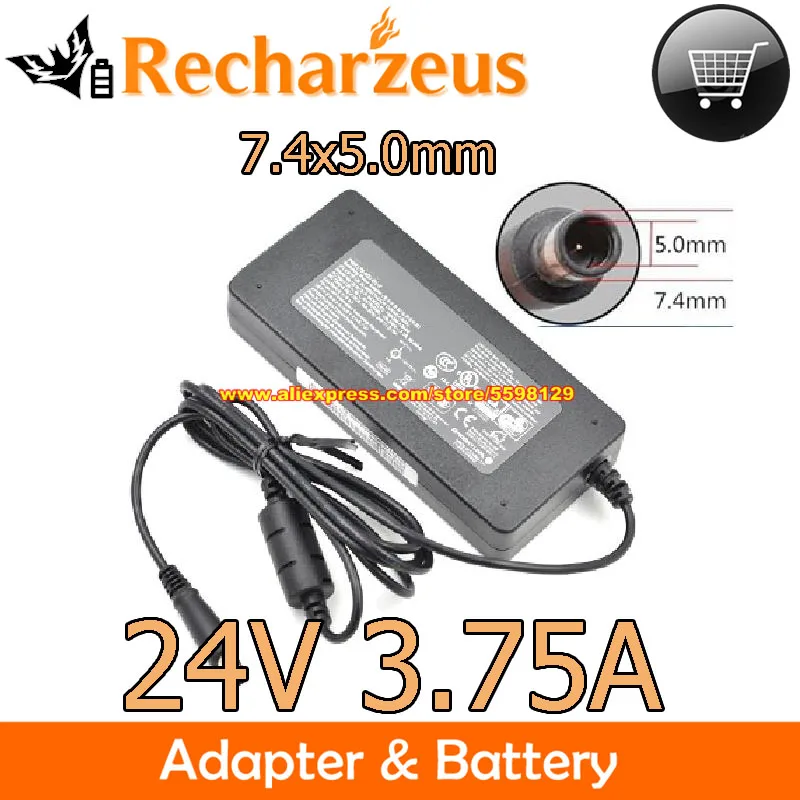 Genuine 24V 3.75A Ac Adapter 90W Verifone PWR179-002-01-A Laptop Charger FSP090-AAAN2 Power Supply