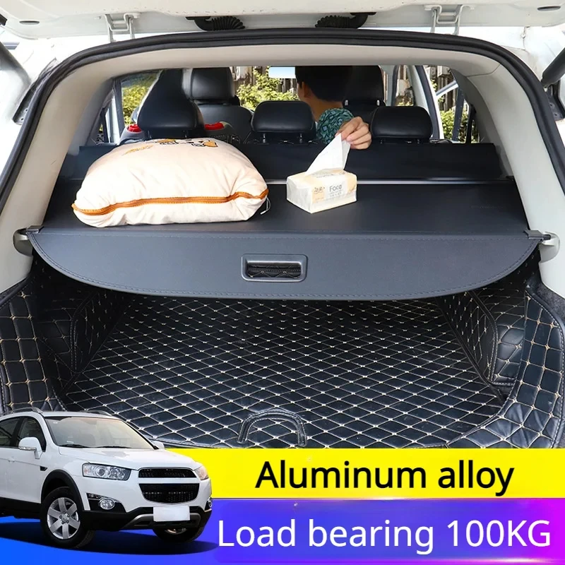 For Chevrolet CAPTIVA Trunk Cover Curtain Tail Box Baffle Storage Partition Interior Trim Modification Accessories Rear Racks