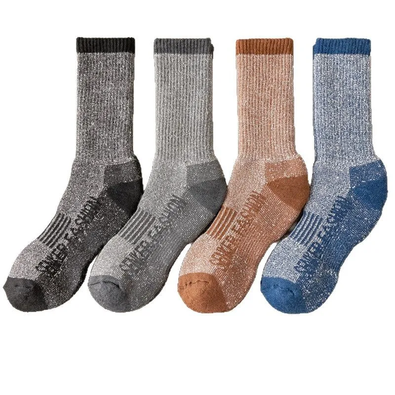 

Теплые и утолщенные шерстяные носки для альпинизма, мужские средние носки