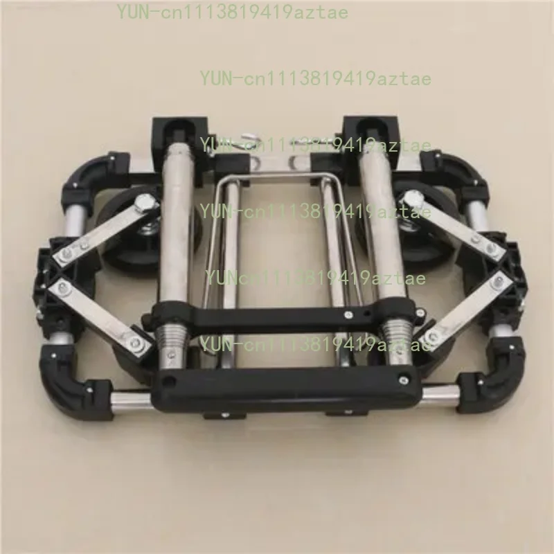 Foldable Lightweight Hand  Multi-Purpose Collapsible Luggage Carrier Retractable Handle Wheels Grocery Shopping Travel Cart