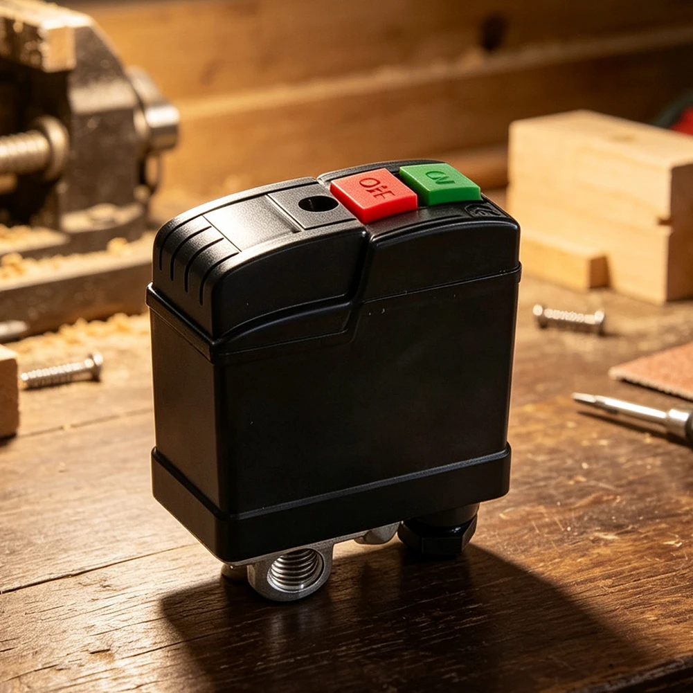 1pc Air Compressor Pressure Switch Control Valve Air Compressor Pressure Pneumatic Automatic Control Switch Automatic Control