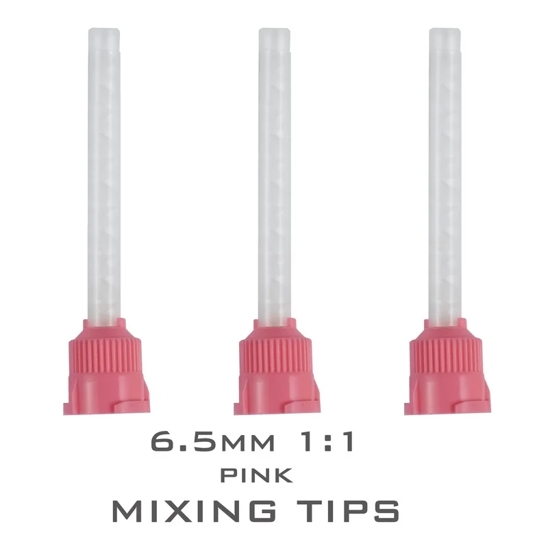 SYJH 50pcs/Bag Dental Mixing Tips Impression Materials Denspay Lab Denture Disposable Color Tubes Disposable Mixed Head