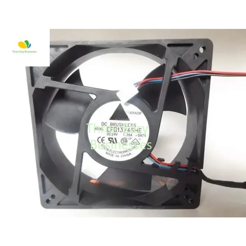 

Original EFB1324SHE 24V 127*127*38MM 1.38A 3 line industrial computer inverter fan