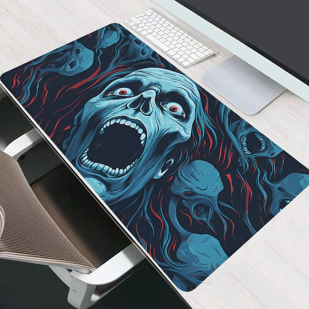 BLUE SOUL SUCKE Desk Mat Large Mouse Pad 900x400 Gaming Keyboard Pc Gamer Desktops Mousepad Mats Accessories Extended Xxl Setup