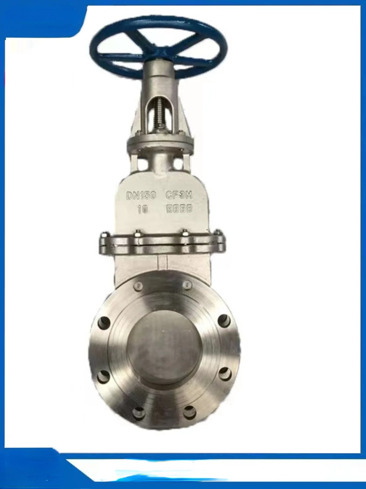 Manual Concealed Rod Stainless Steel Knife Gate Valves Dmz73h-10p Plug Valve Eject Valve High Temperature Ash Valve