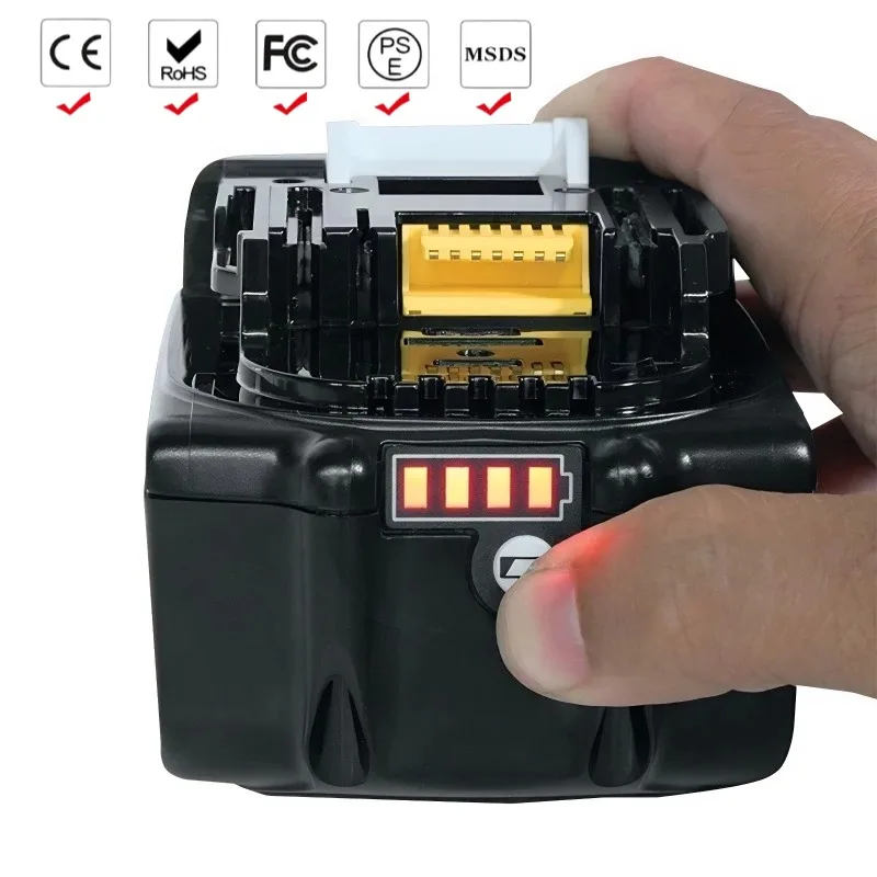 

100% original For Makita 18v 6.0Ah battery BL1850 BL1860 BL1860 BL1830 BL1815 bl1840 LXT400 BL1860 for makita tools