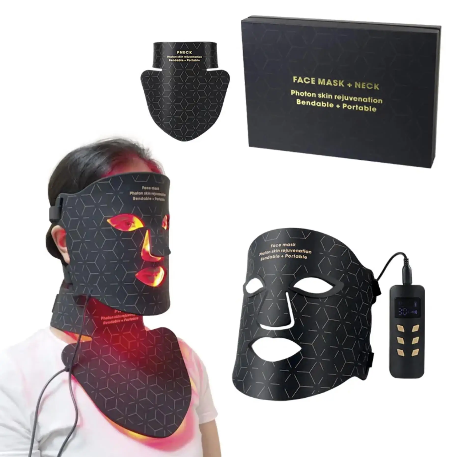 New Release Photon  Rejuvenation Instrument Phototherapy Mask Wholesale  Instrument LED Mask