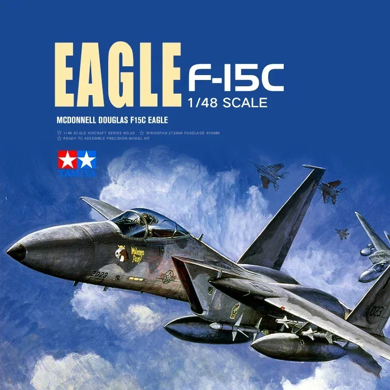

Сборочная модель TAMIYA 1/48 61029 Американский истребитель орла F-15C — комплект модели самолета