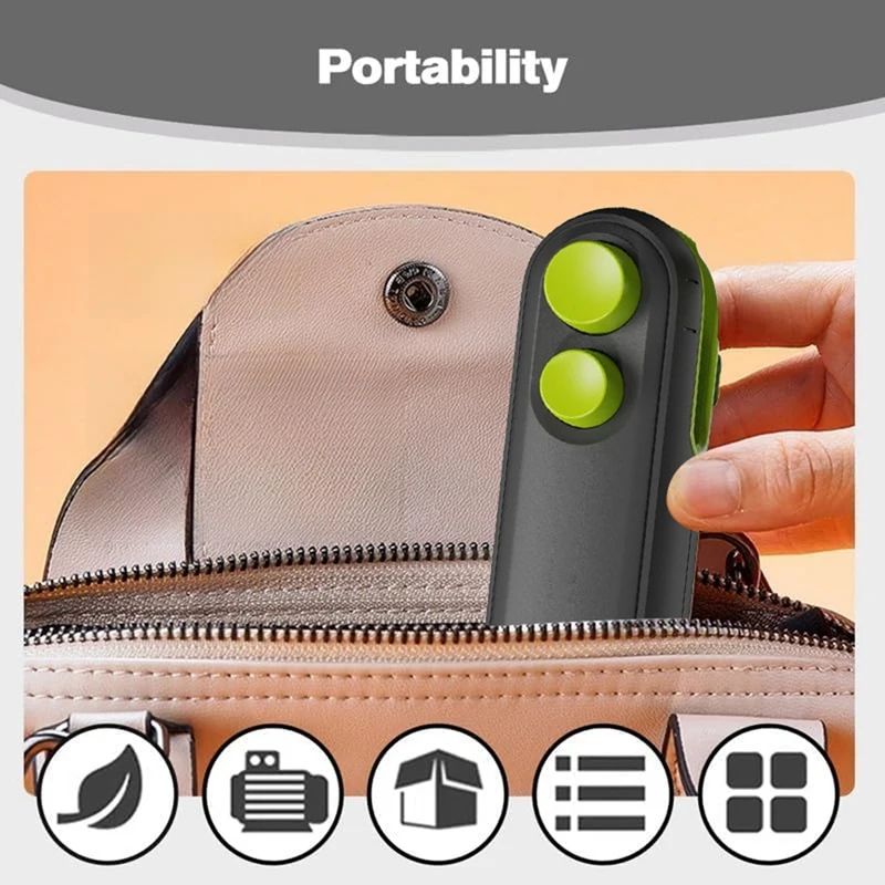 เครื่องซีลถุงพลาสติกสูญญากาศอาหารสูญญากาศแบบพกพาชาร์จไฟได้2ใน1ถุงขนาดเล็กสำหรับปิดผนึกและตัด