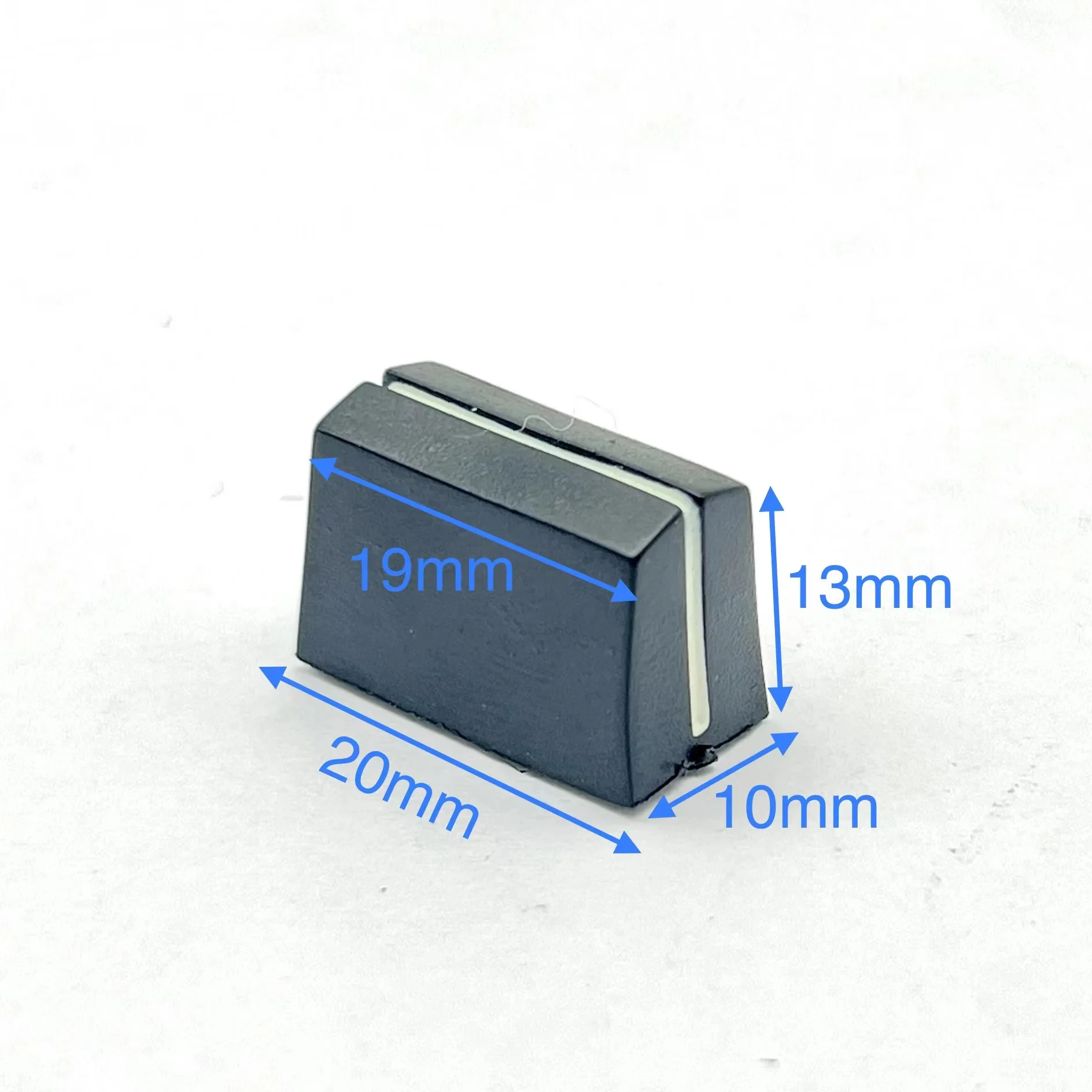 6PCS  mixing Table Fader knob Mixing Table Fader cap knob Straight slide Potentiometer push key cap Inner hole 4MM