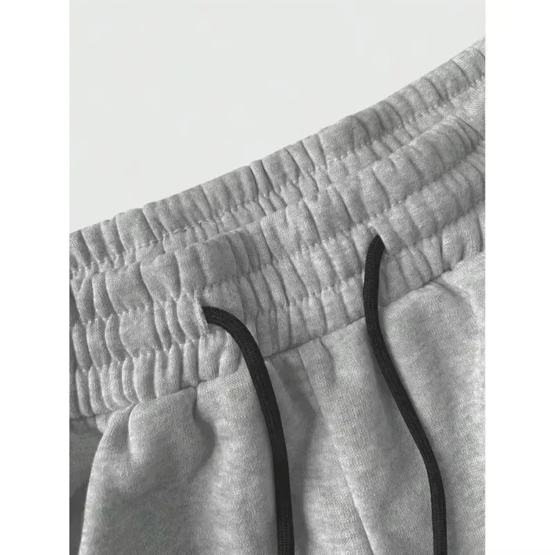 Gothic Angel Dark Style Men'S Casual Athletic Loose Straight Long Trousers, Autumn New Arrival