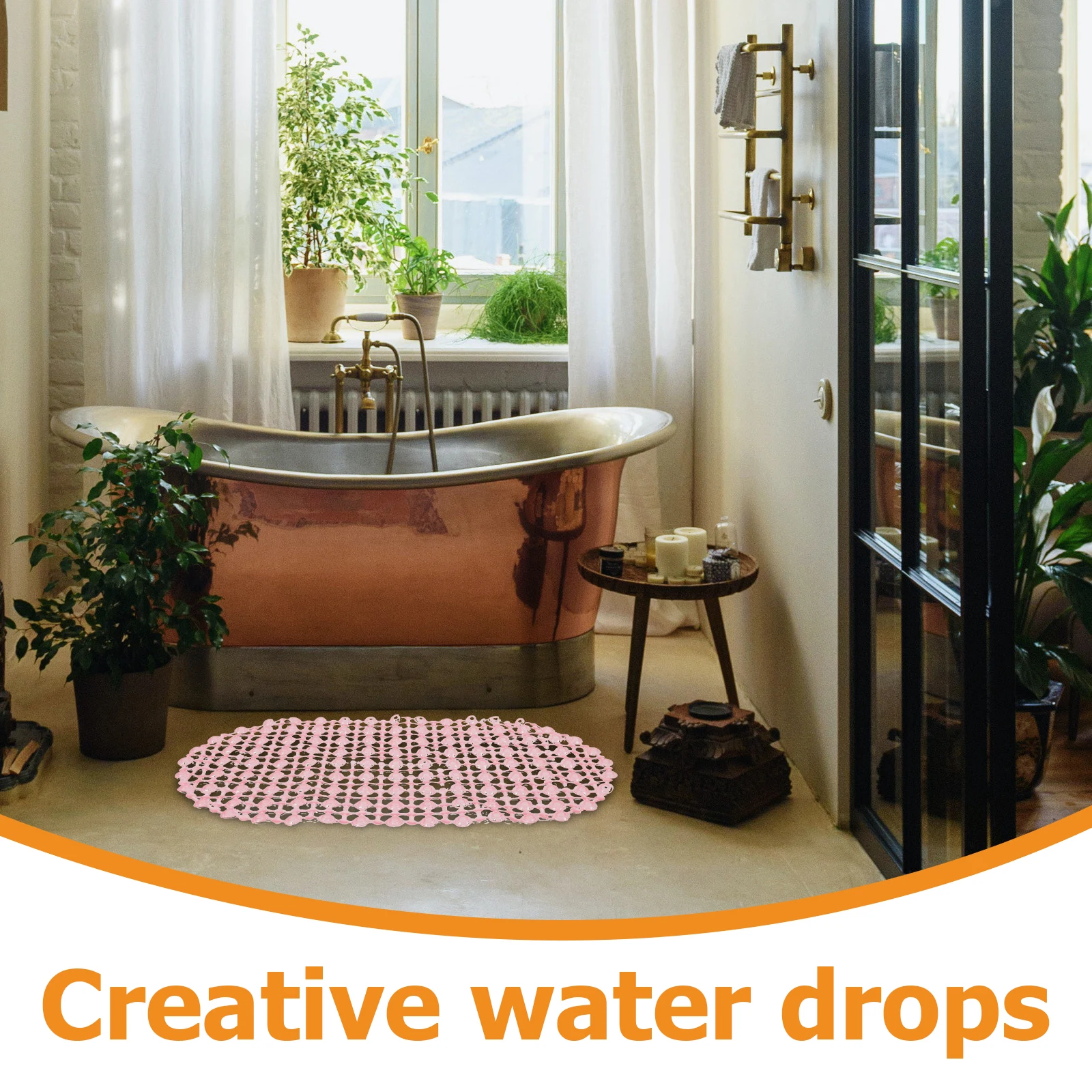 

Anti slip Rugs Toilet Mat Safety Suction Shower Mats Kitchen Floor Water Shower Mats Non Bath Mat