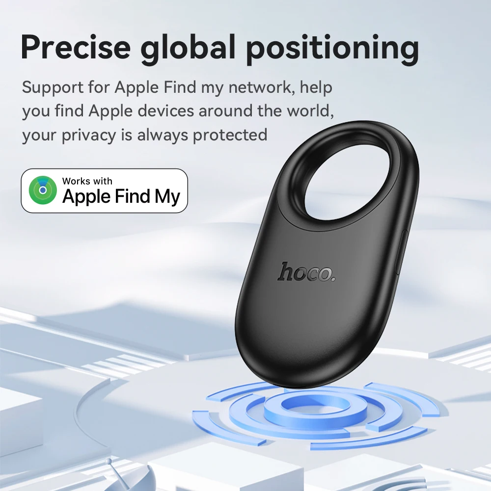 HOCO E94 For Apple Find My Mini Bluetooth GPS Tracker Anti Lose Reminder Device Key Finder Pet Kid Bag Wallet Car Locator Tag