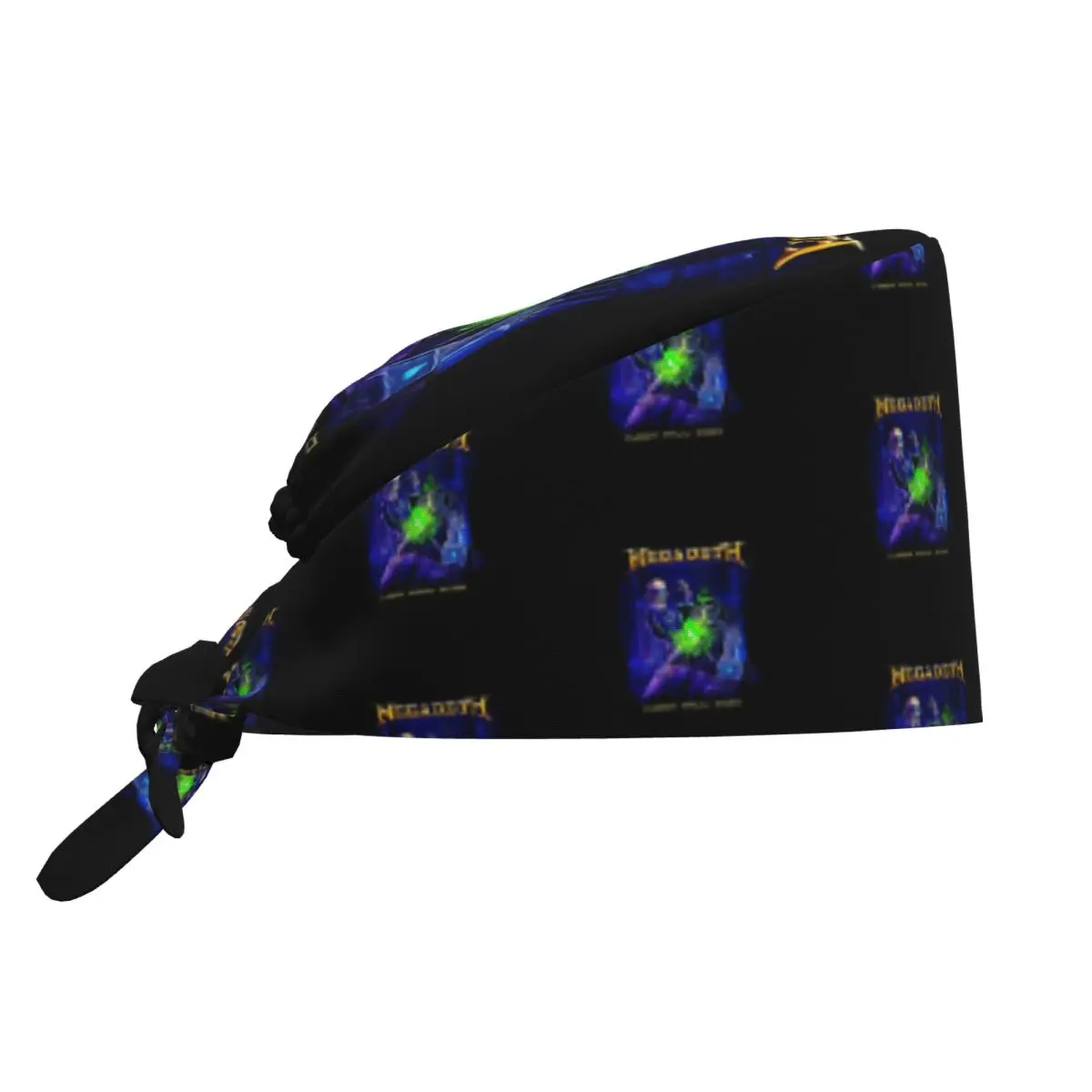 Heavy Metal Rock Roll Music M-Megade T-Ths Working Cap Surgical Hats Women Men Operating Room Cap Operator Hats Lab Works Hat
