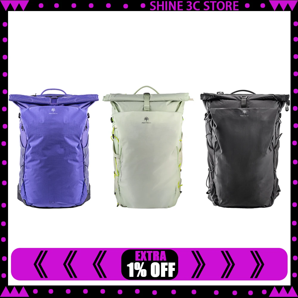 

Рюкзак для фотоаппарата PGYTECH OnePro Ultralight 20L/30L/40L, расширяемая сумка для камеры для фотографов, для путешествий на природе, с дождевиком