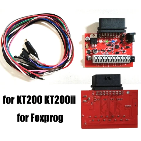 Адаптер OTB 2.0 для программирования ЭБУ KT200/KT200ii, для Foxprog Tag, программатор ЭБУ OBD 2, 16-контактный адаптер для работы на стенде