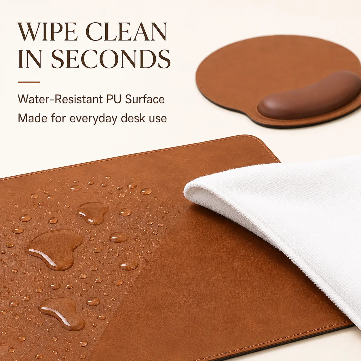 طقم وسادة لوحة مفاتيح من الجلد - مراجعة Wrist Rest Ergonomic وسعره