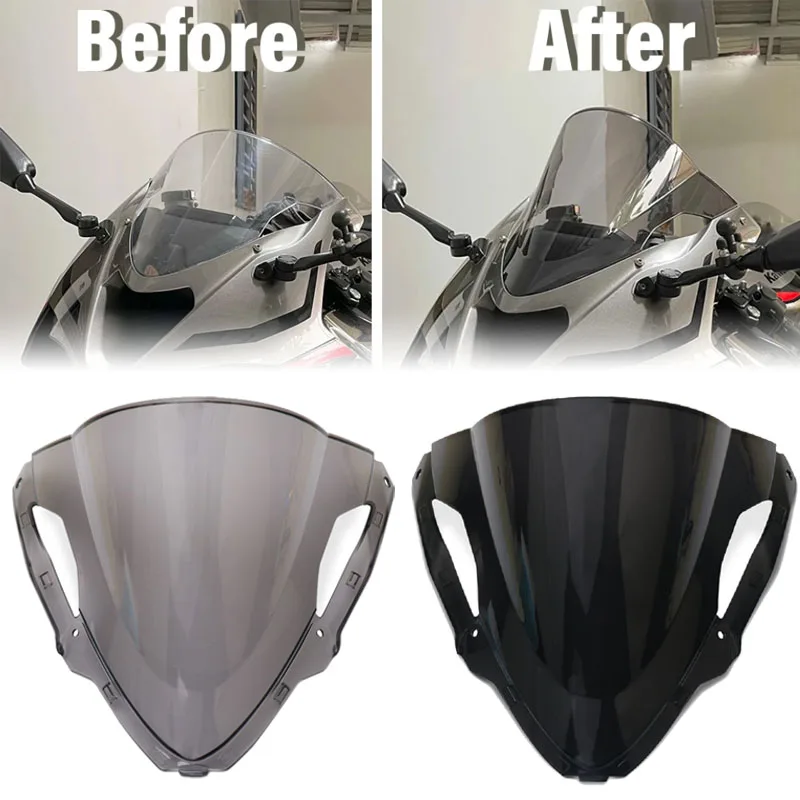 

For ZX6R ZX-6R ZX 6R 2024 2025 Motorcycle Front Windshield Windscreen Baffle Wind Deflectors